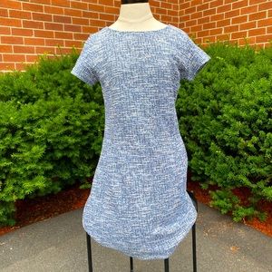 Loft Blue Back Cutout Dress 6P